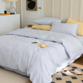 Kariertes Bettwäscheset - Rosa